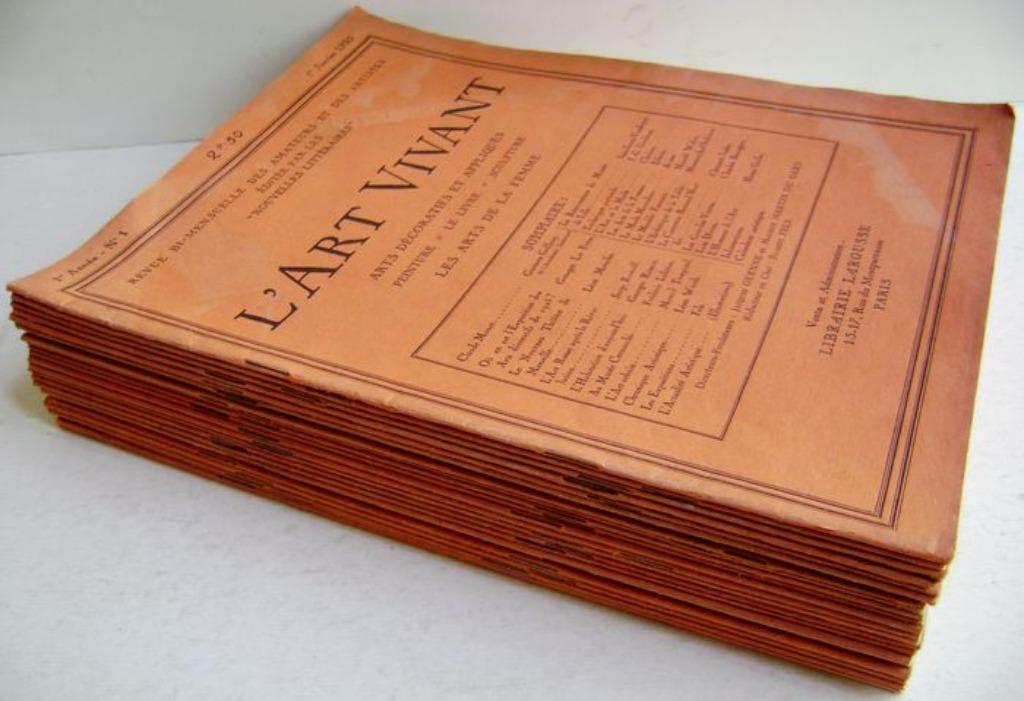 L'Art Vivant: Revue des Amateurs & Artistes - Volume 1925, Enlèvement ou Envoi