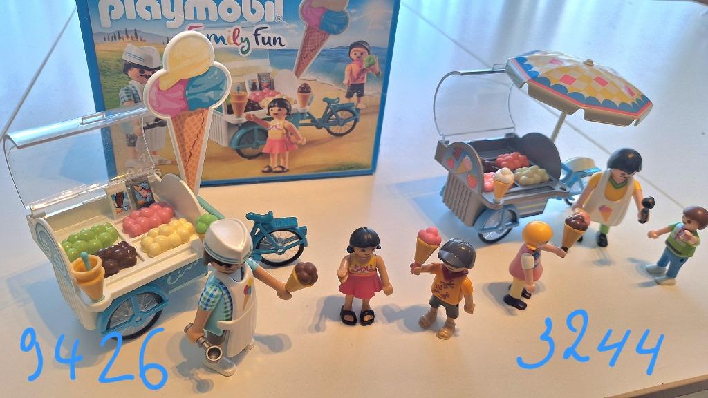 Playmobil ijsverkopers (1+1 gratis), Enlèvement, Utilisé