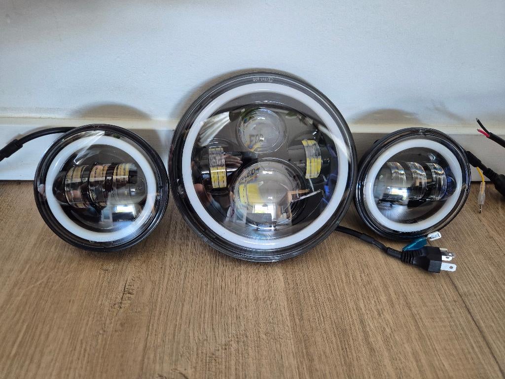 LED Lampen Harley Touring Fatboy Electra Road glide + DRL, Enlèvement ou Envoi, Neuf
