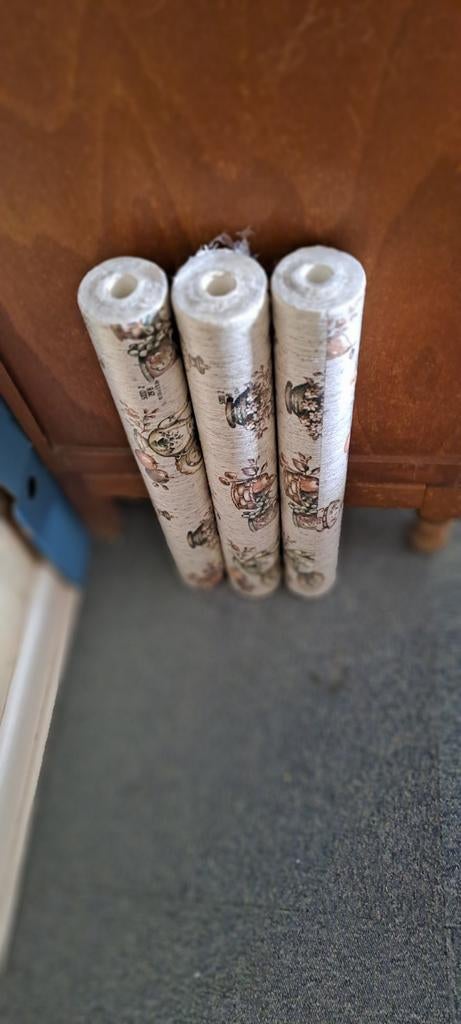 Rouleaux papier peint neuf style vintage., Enlèvement