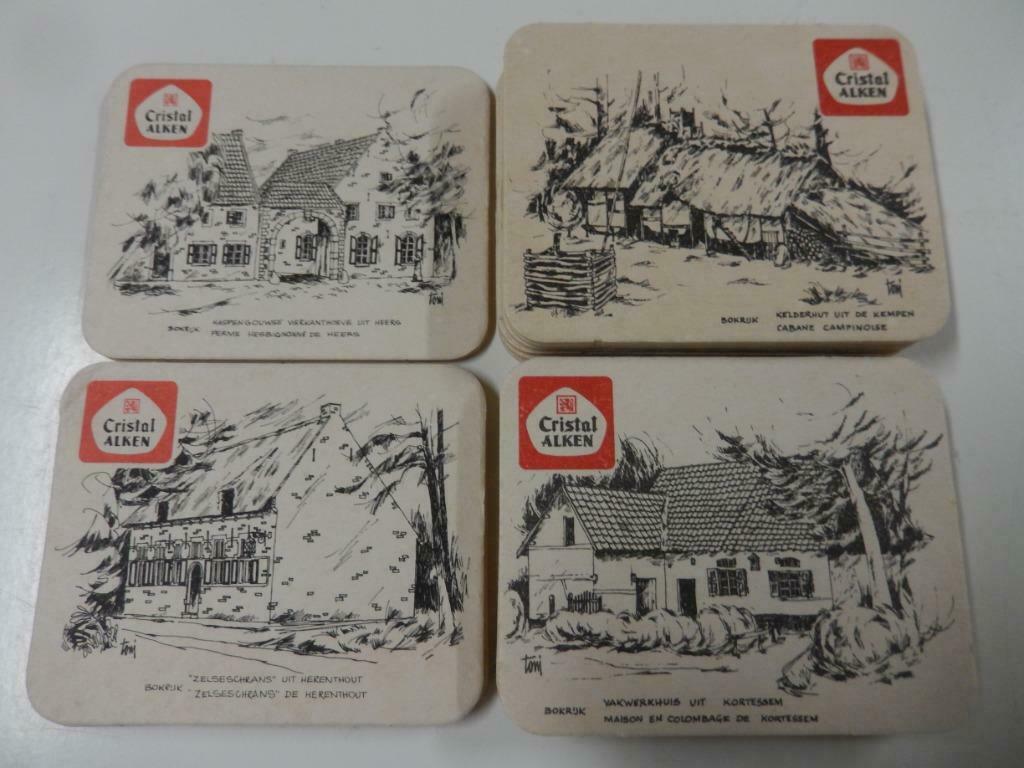 bierviltjes CRISTAL ALKEN (Bokrijk), Verzamelen, Ophalen of Verzenden, Zo goed als nieuw, Gebruiksvoorwerp