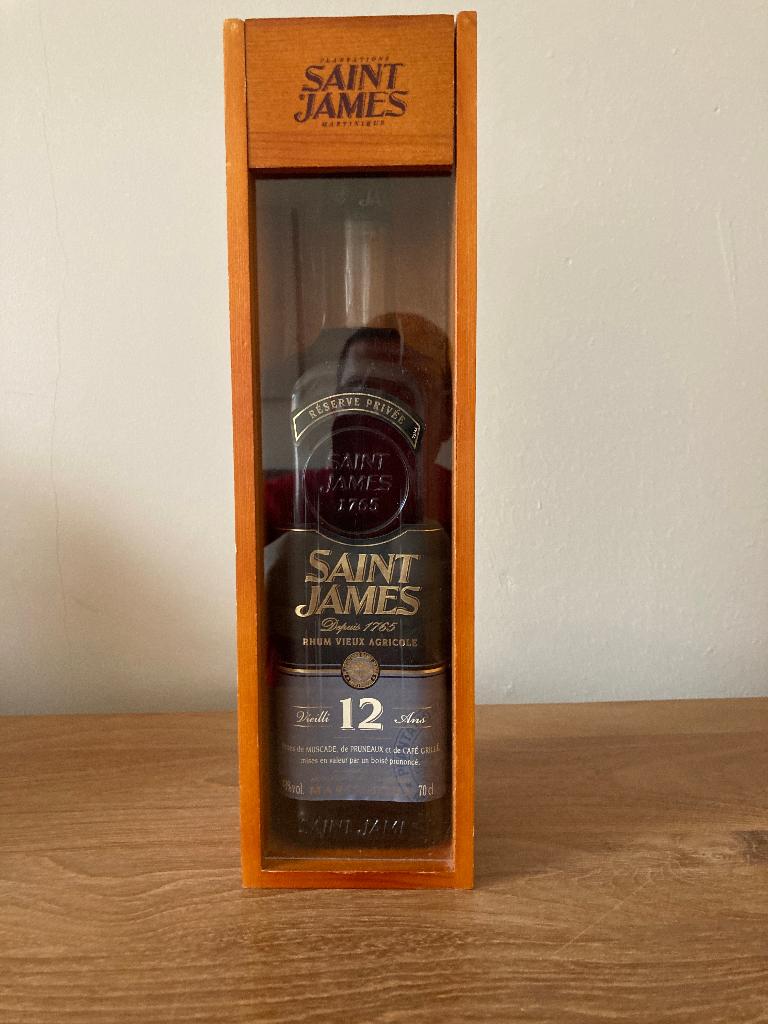 Rhum Saint James 12 ans, Enlèvement, Neuf, Autres types, Pleine