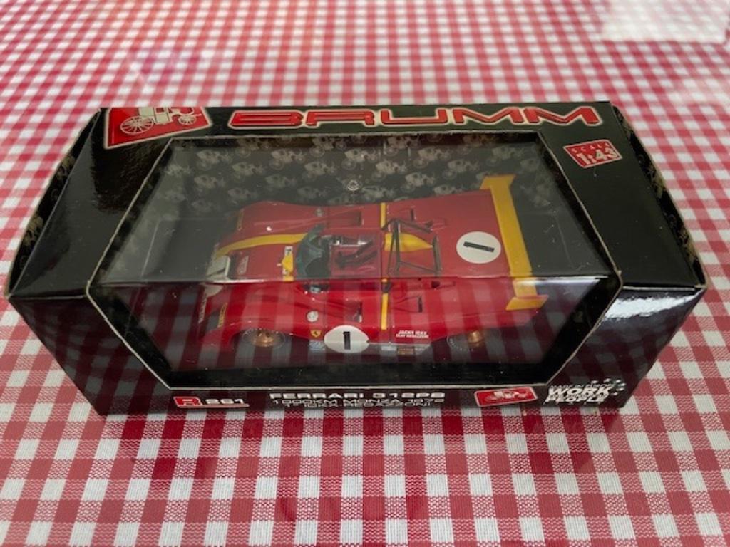 Brumm 1/43 Ferrari 312 PB Ickx Regazzoni 1er Monza 1972, Enlèvement ou Envoi, Neuf, Voiture, Autres marques