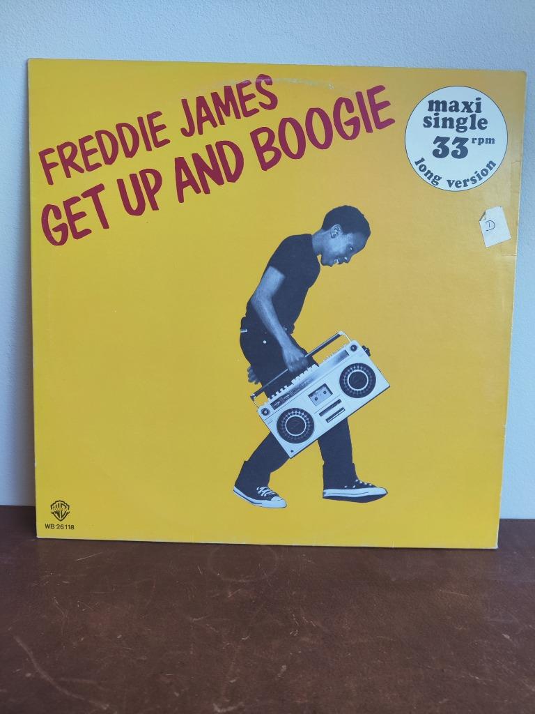 Vinyl: Freddie James – Get Up And Boogie (Long Version), Enlèvement ou Envoi, Utilisé