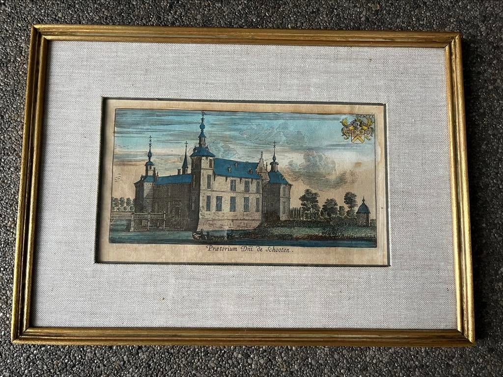 Mooie kopergravure van Franz Ertinger (1648-1710), Ophalen of Verzenden