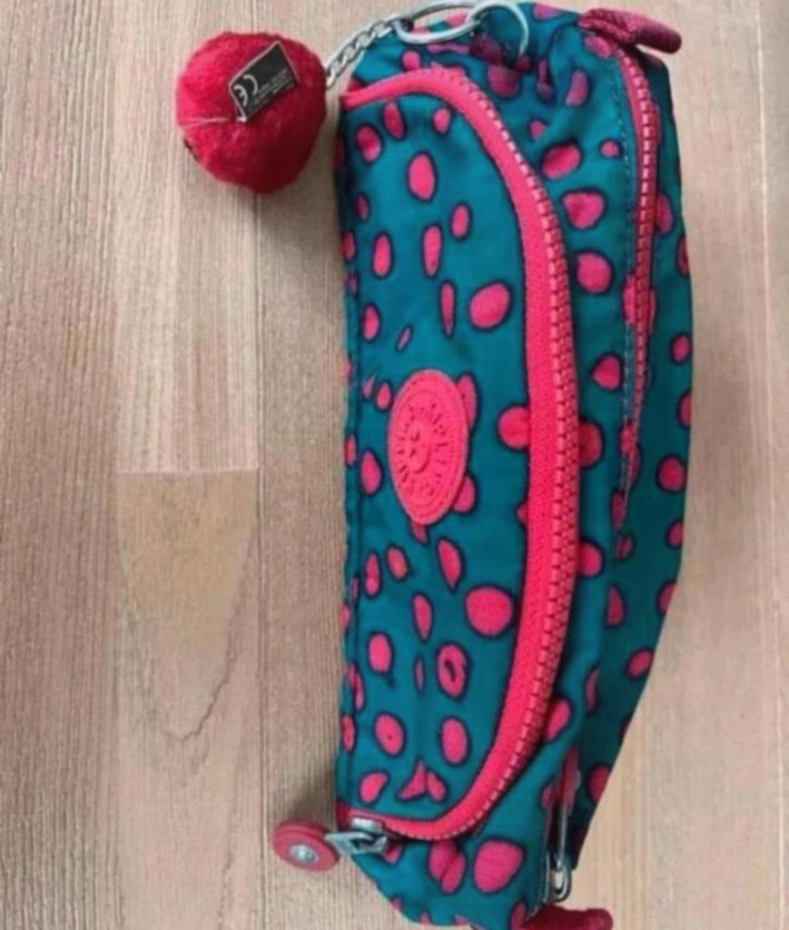 Plumier fille kipling roze et vert, Enlèvement, Comme neuf, Vert, Fille