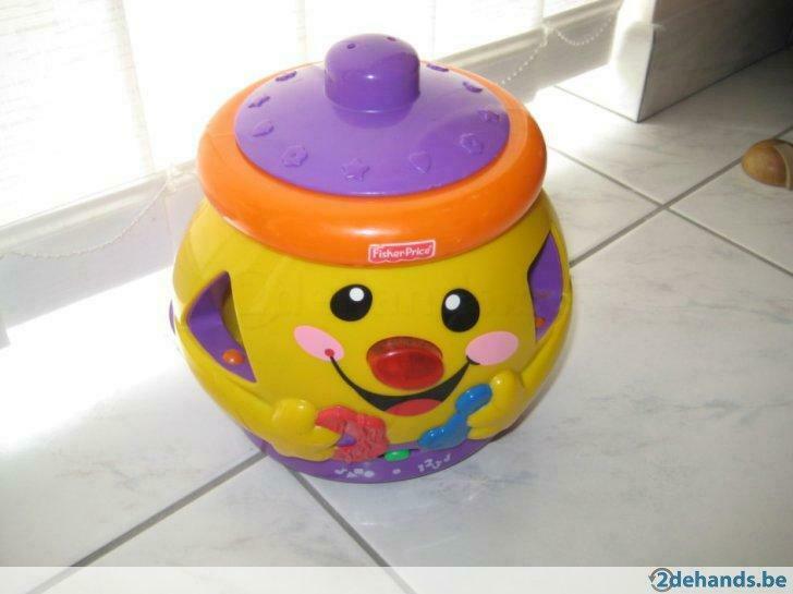 Fisher Price koekjestrommel, Kinderen en Baby's, Speelgoed | Fisher-Price, Ophalen of Verzenden, Gebruikt, Met licht