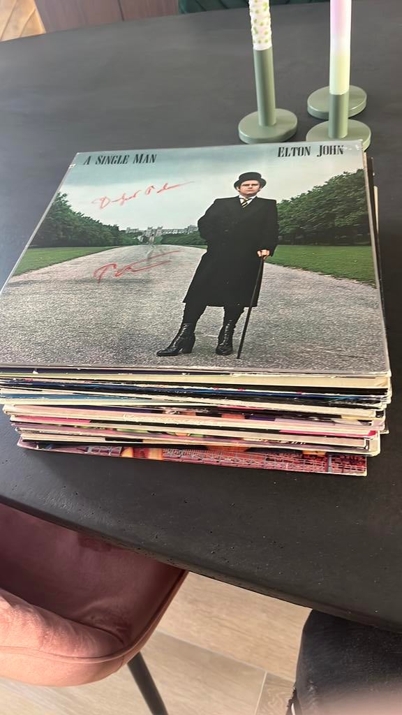 Langspeelplaten en single indien alles mee voor 10euro, Ophalen, Gebruikt
