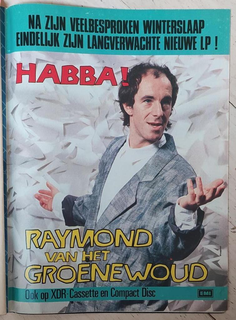 advertentie voor LP Habba! (Raymond van het Groenewoud), Ophalen of Verzenden