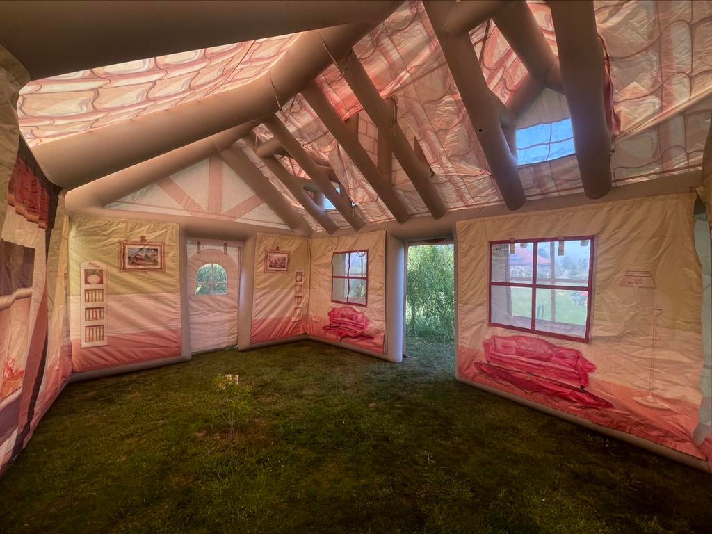 Huisje / tent/ opblaasbaar speelhuisje, Ophalen, Gebruikt, Feestartikel