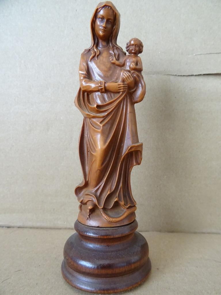 Mariabeeldje de Moeder Gods 15cm vintage Mariabeeldje Cochem, Ophalen of Verzenden, Zo goed als nieuw, Beeld(je), Christendom | Katholiek