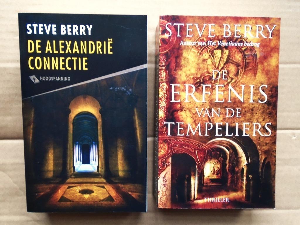 "De Erfenis van de Tempeliers" & "De Alexandrië Connectie", Verzenden, Zo goed als nieuw, Steve Berry (°1955)