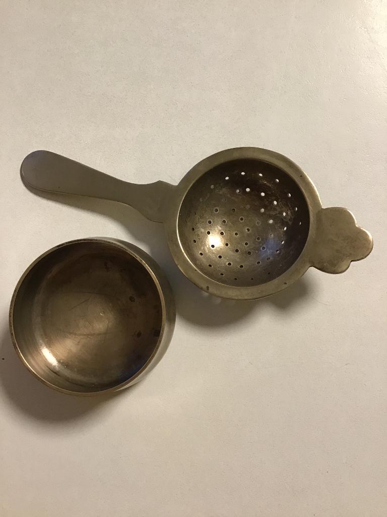 verzilverde vintage theelepel, Ophalen of Verzenden, Zilver
