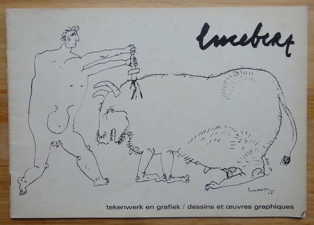 Lucebert, tekenwerk en grafiek, 1975, Ophalen of Verzenden, Gelezen, Schilder- en Tekenkunst