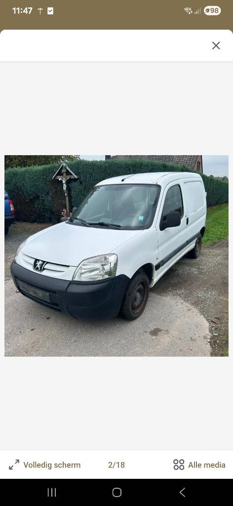 Peugeot partner, Auto's, Voorwielaandrijving, 4 deurs, 4 cilinders, 1600 cc