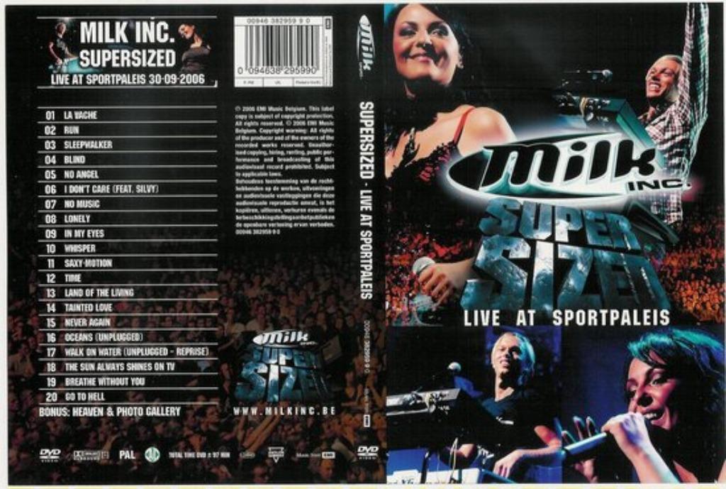 Milk inc super sized sportpaleis dvd, Tous les âges, Enlèvement ou Envoi, Comme neuf
