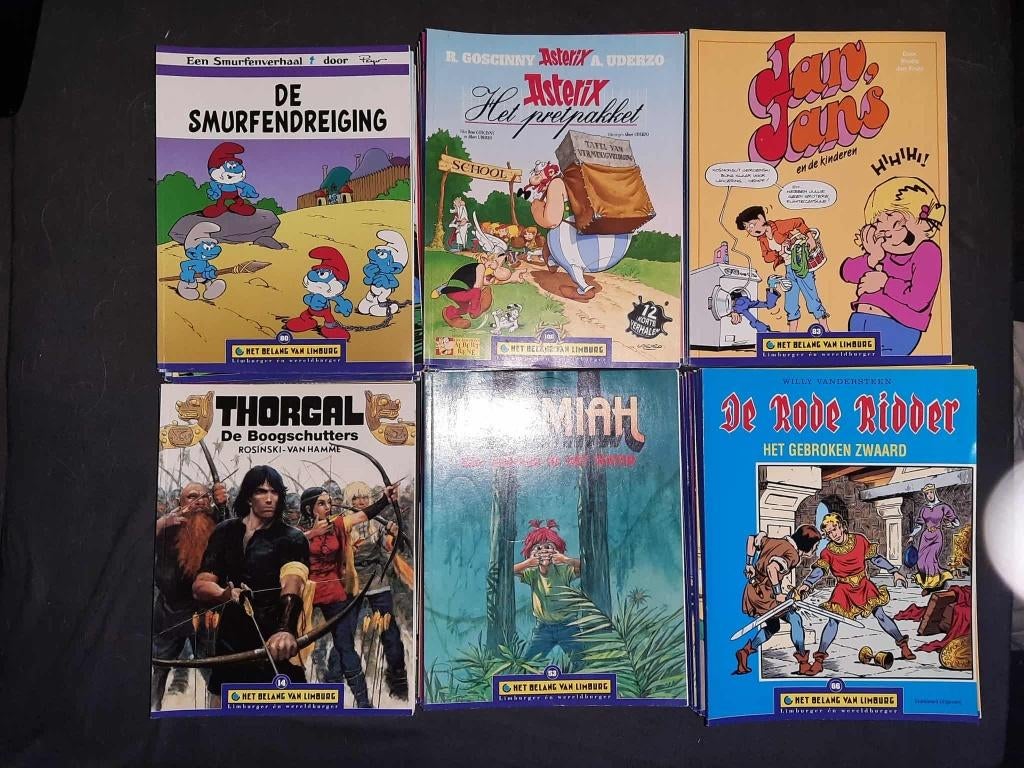 98x Het Belang van Limburg   70 euro inclusief verzenden, Meerdere stripboeken, Ophalen of Verzenden, Zo goed als nieuw