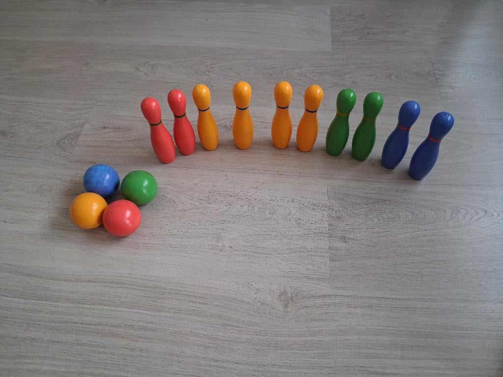 Bowling en bois, Enlèvement ou Envoi, Utilisé