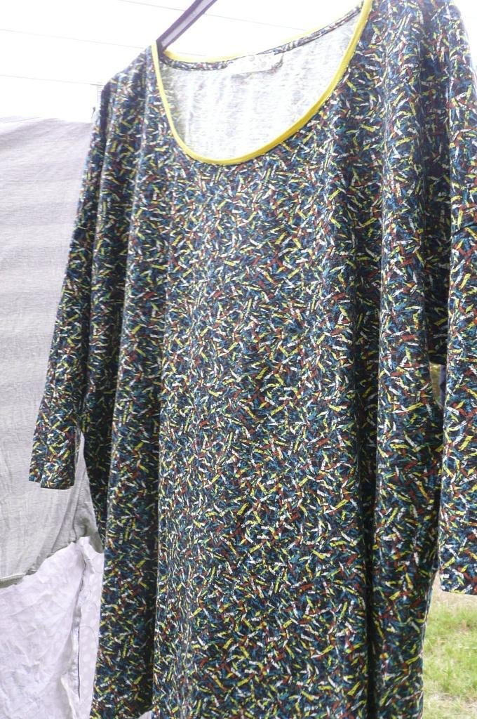Blauw bruin geprinte longsleeve (a119), Kleding | Dames, Blauw, Zo goed als nieuw, Liberty island, Shirt of Top
