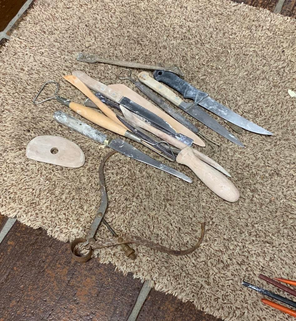 Outils sculpture argile