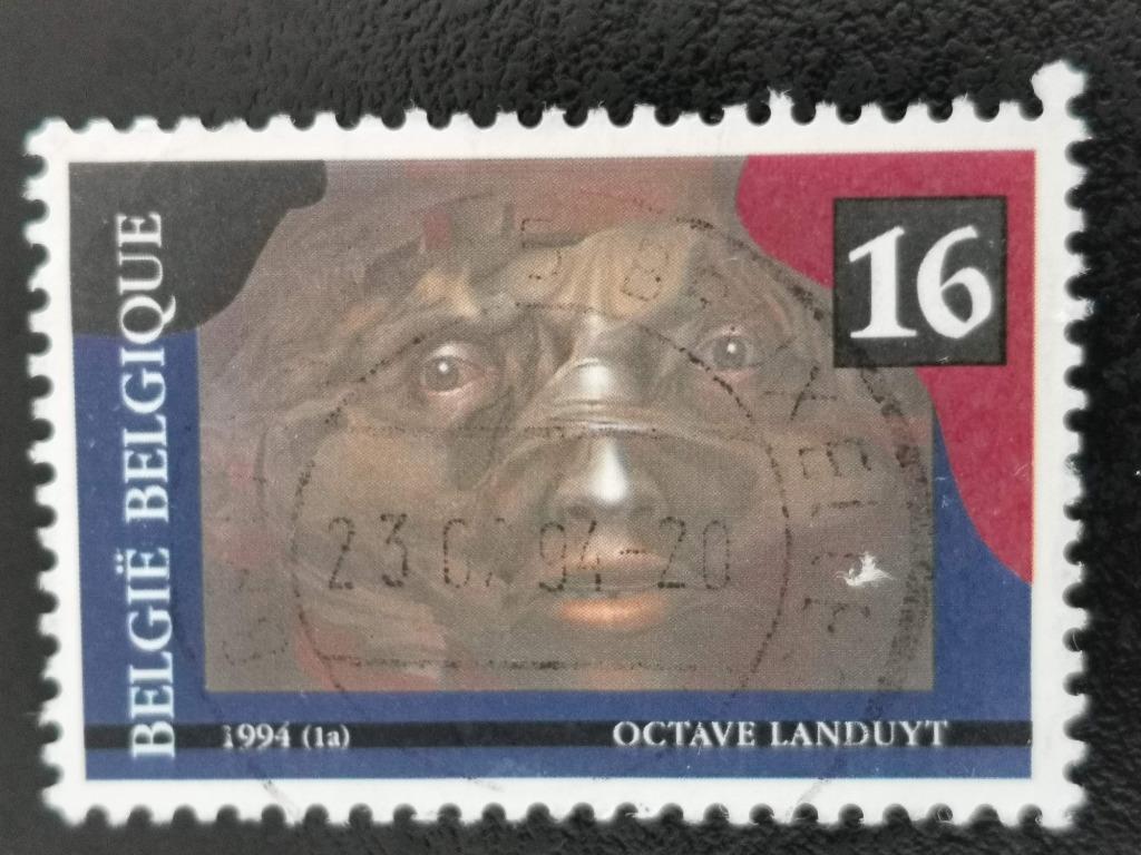 Belgique 1994 - art - Octave Landuyt, Enlèvement ou Envoi, Affranchi, Art