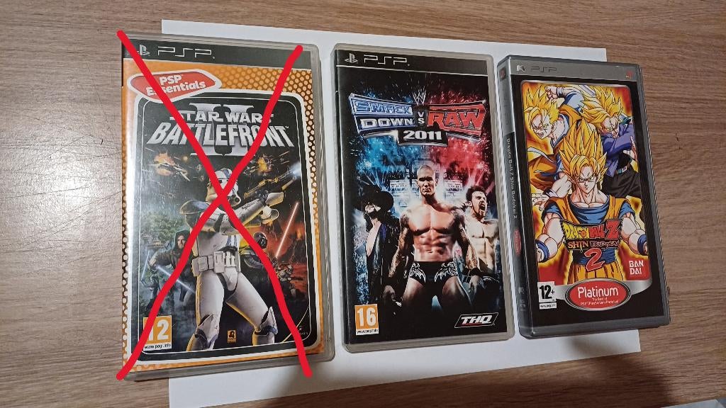 2x CIB PSP games, Overige genres, 1 speler, Ophalen of Verzenden, Zo goed als nieuw