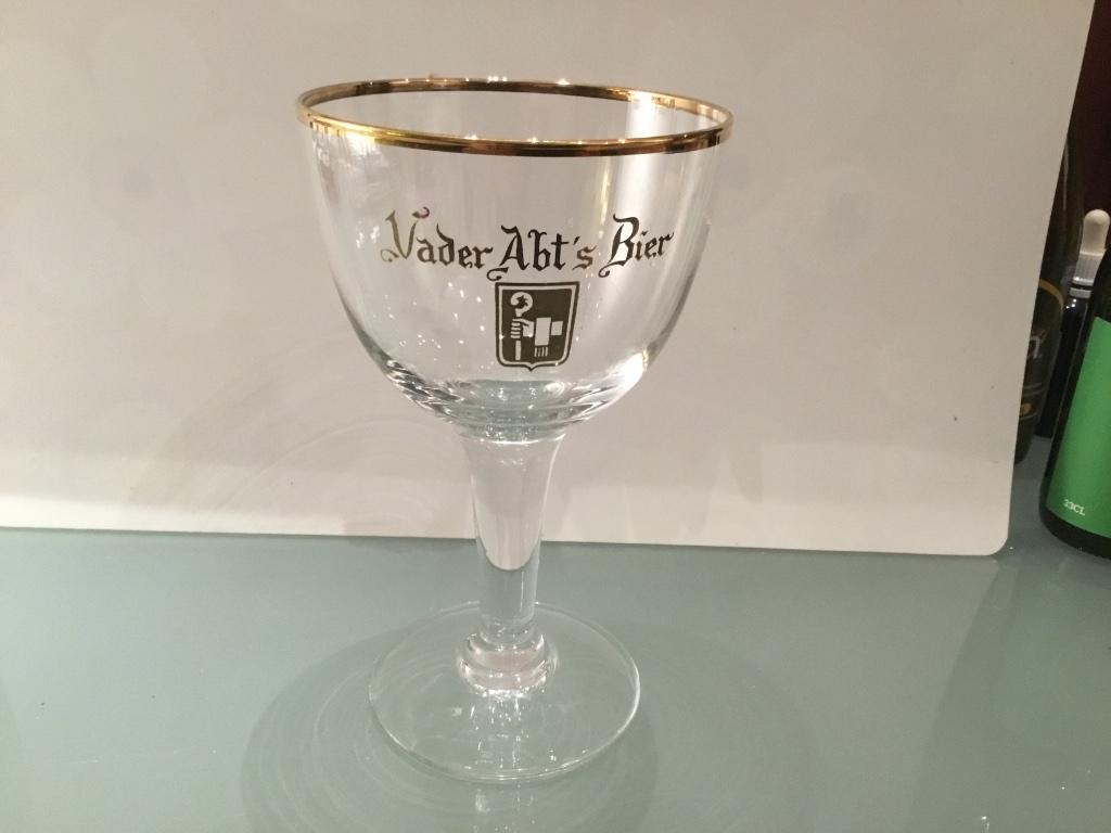 Verre trappiste Vader abt,s bier, Ophalen of Verzenden, Zo goed als nieuw, Glas of Glazen