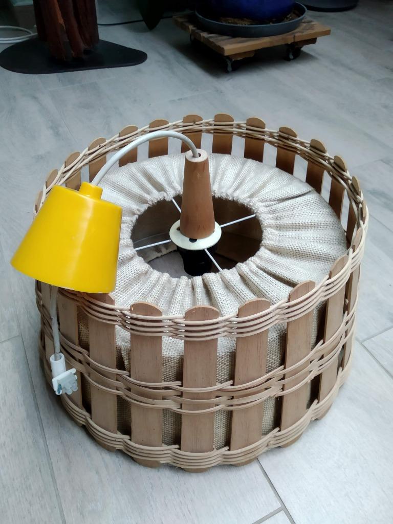 plafondlamp, Ophalen, Gebruikt, Stof