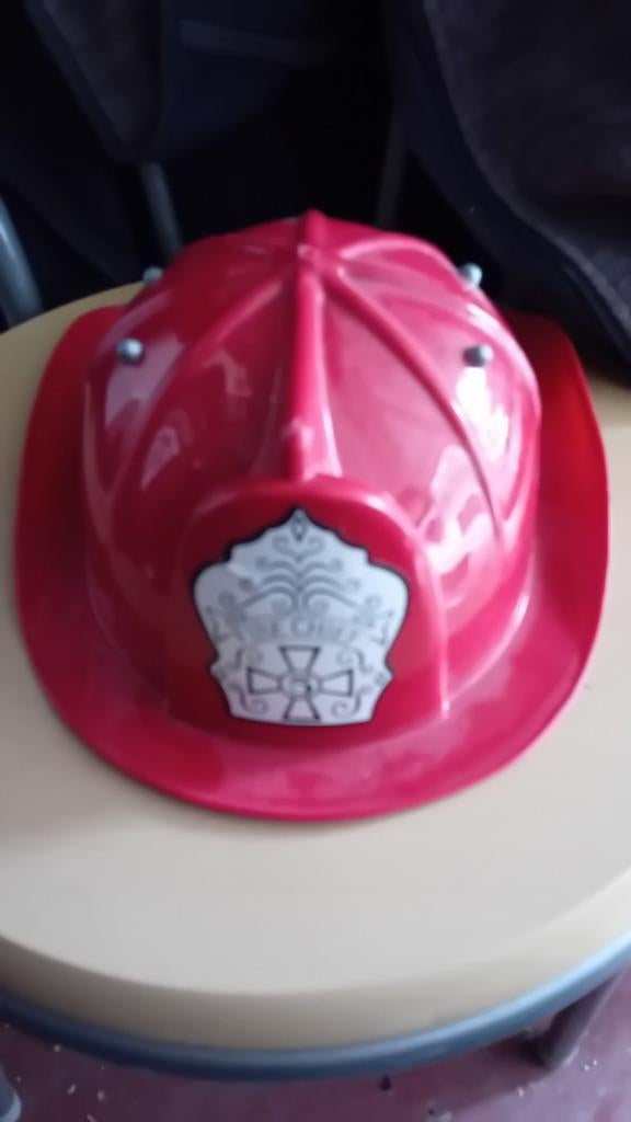 Brandweerhelm voor kinderen, Ophalen of Verzenden, Zo goed als nieuw, Jongen of Meisje