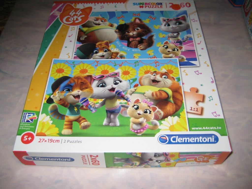 Puzzel 44 Cats - Clementoni, Kinderen en Baby's, Ophalen of Verzenden, Meer dan 50 stukjes, Nieuw, 4 tot 6 jaar
