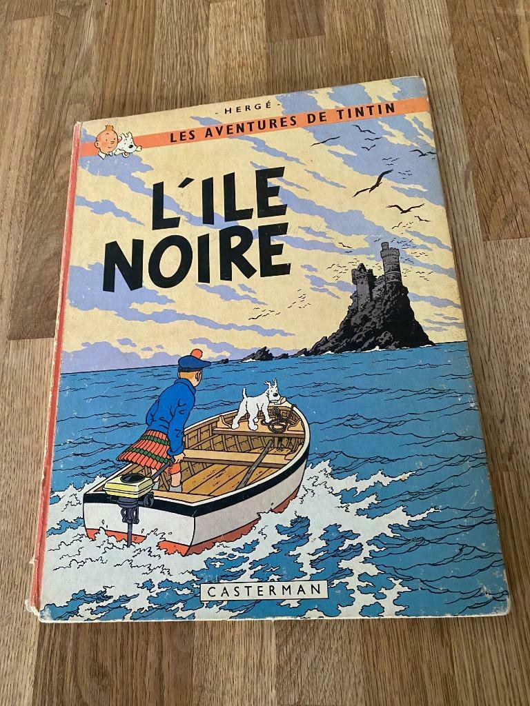 Album BD 1966 Les aventures de  TINTIN L’île noire, Enlèvement ou Envoi