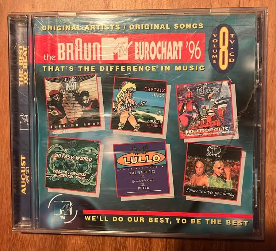 Braun MTV Eurochart ‘96 - Vol 8 - CD, Cd's en Dvd's, Ophalen of Verzenden, Gebruikt