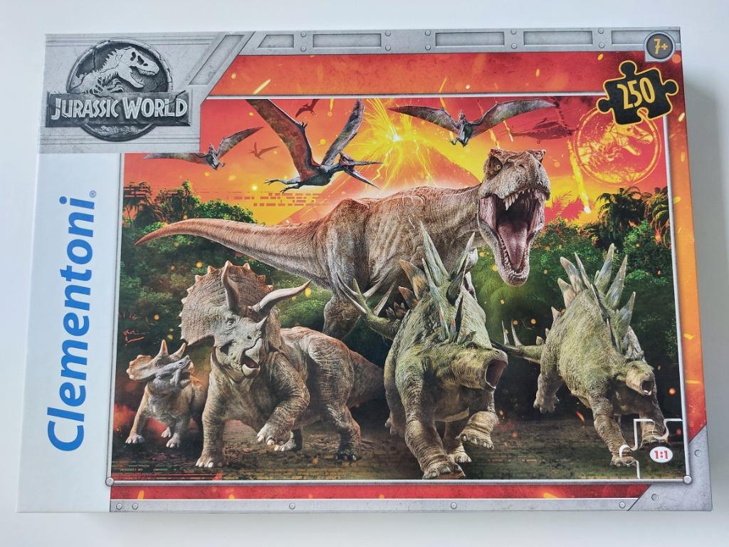 Puzzel Clementoni DINO 250 stukken, Enlèvement ou Envoi, Plus de 50 pièces, Comme neuf, 6 ans ou plus