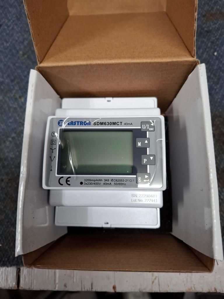 energiemeter, Ophalen, Nieuw