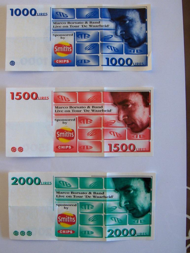 Marco Borsato Lires, De waarheid,1000/ 1500/ 2000, Smiths, Verzamelen, Verzenden, Spiek, Overige typen