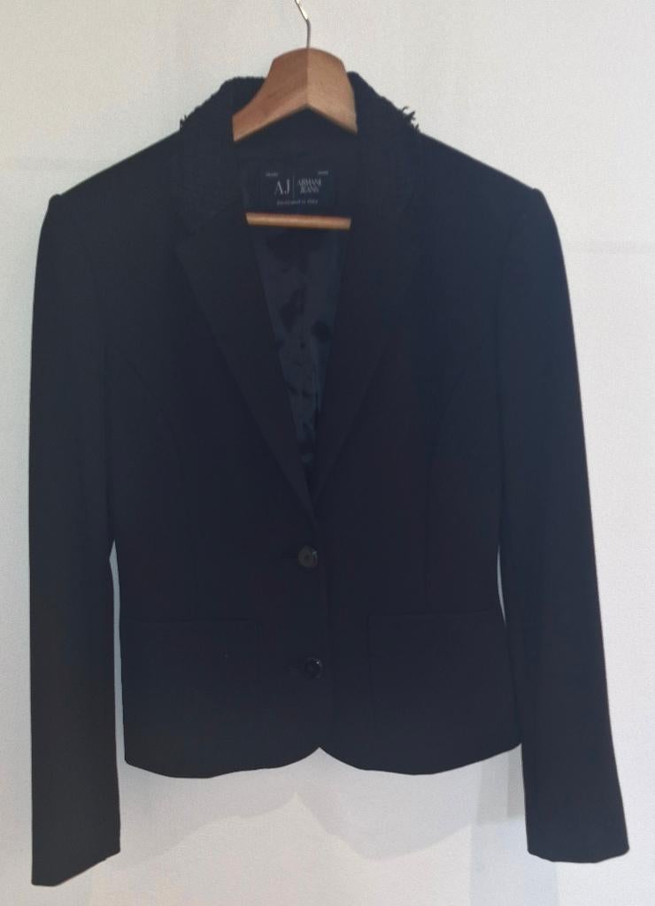 Gekleed vestje ARMANI JEANS, Zwart, Zo goed als nieuw, Jasje, Ophalen