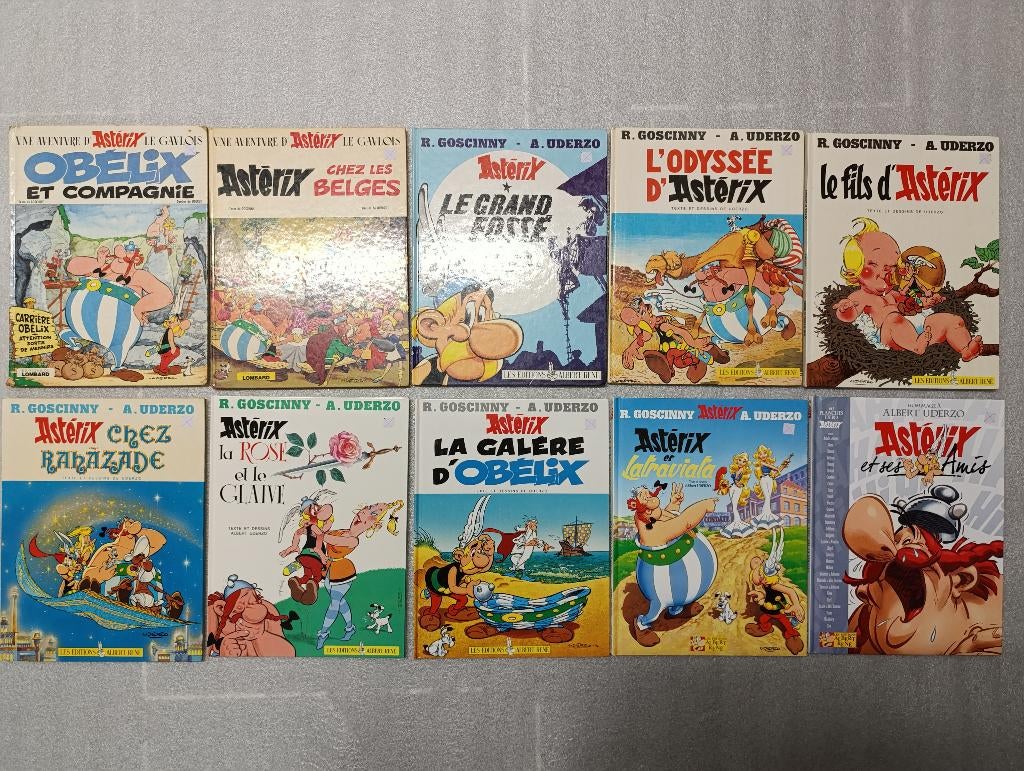 BD Astérix et Obélix 23 24 25 26 27 28 29 30 31 +et ses amis, Livres, Plusieurs BD, Enlèvement ou Envoi, Utilisé, Goscinny & Uderzo