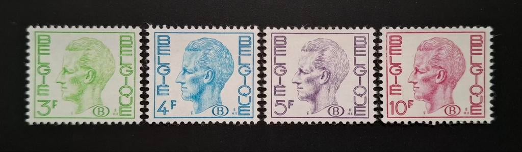 België: OBP S68/S71 ** Elström 1974., Koninklijk huis, Frankeerzegel, Ophalen of Verzenden, Zonder stempel