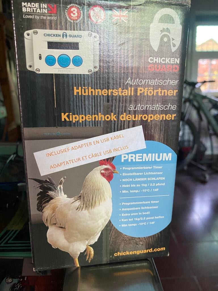 Deuropener voor kippenhok, Dieren en Toebehoren, Pluimvee