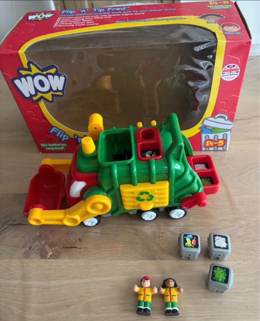 Vuilkar speelgoedwagen Wow Flip 'n' Tip Fred  01018, Enlèvement ou Envoi, Neuf