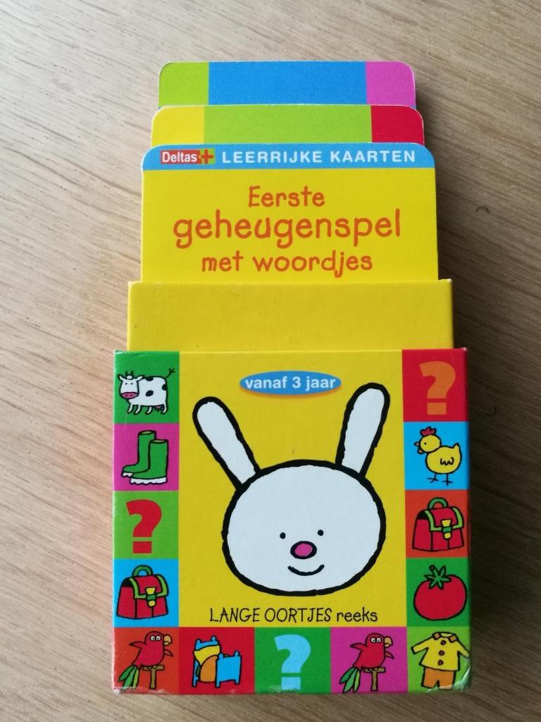 Kinderkaartspel 'Eerste geheugenspel met woordjes', Ophalen of Verzenden, Gelezen