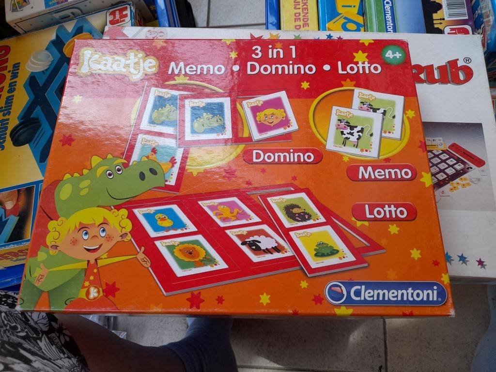 Kaatje memo 3 in 1 spel, Ophalen of Verzenden, Zo goed als nieuw