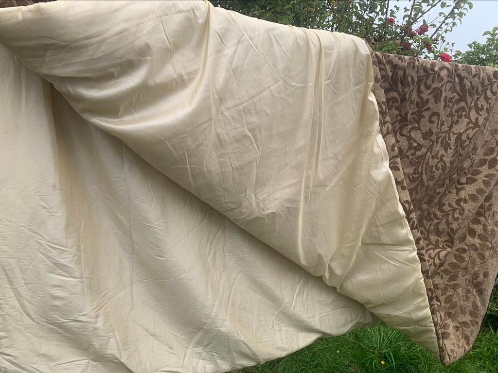 Dons bedsprei, Ophalen, Zo goed als nieuw, Tweepersoons, Bruin