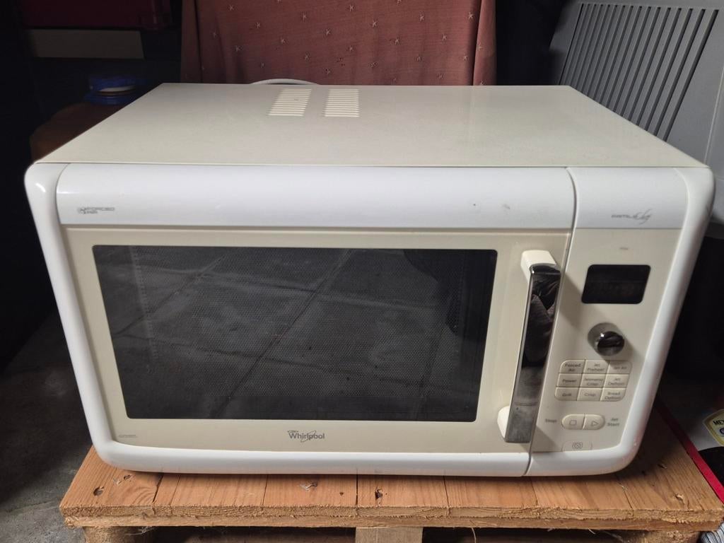 Whirlpool combi microgolfoven FT380/WH, Elektronische apparatuur, Microgolfovens, Ophalen, Zo goed als nieuw