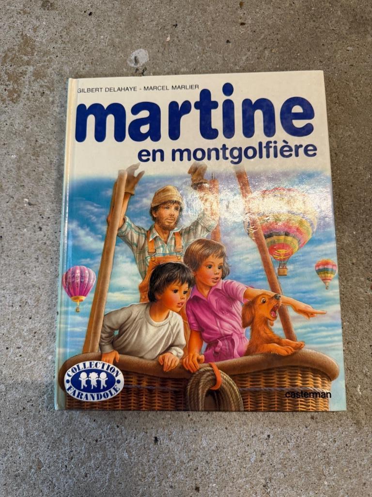 Livre Martine en montgolfière, Ophalen of Verzenden, Zo goed als nieuw, Gilbert Delahaye