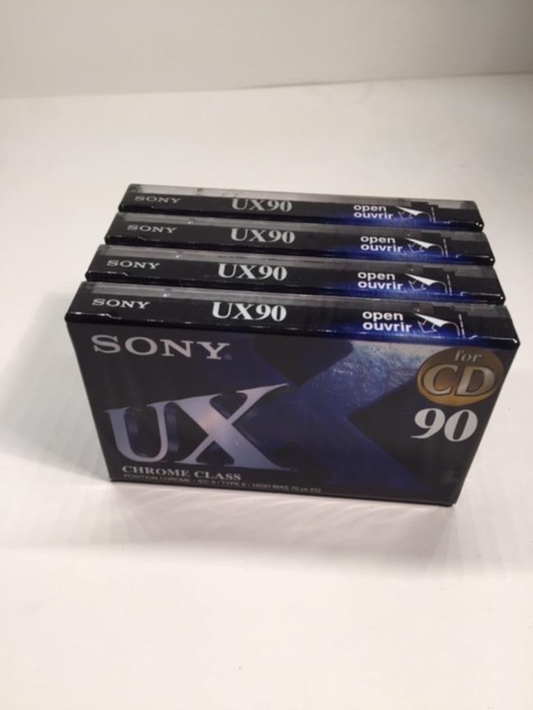 Nouveau dans le colis 4 x Sony UX-90 Chrome (nouveau scellé), CD & DVD, Enlèvement ou Envoi, Autres genres, Neuf, dans son emballage