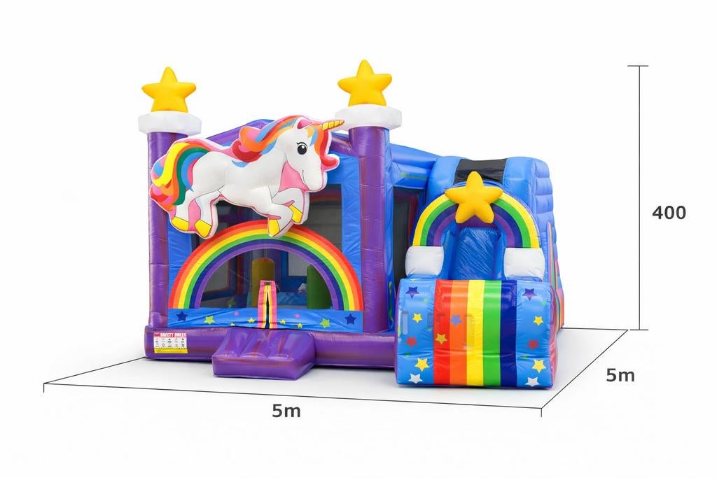 Nieuw springkasteel unicorn, Enlèvement