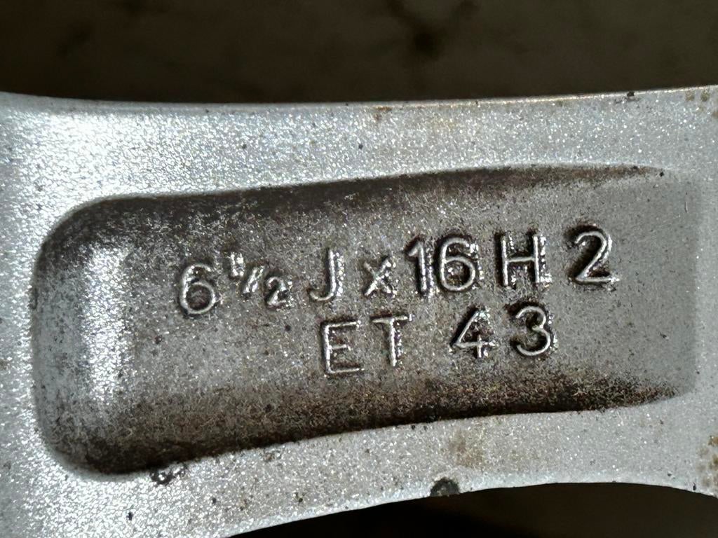 4-wielvelgen 16 inch Skoda VW Audi Seat, Ophalen, Gebruikt, Audi