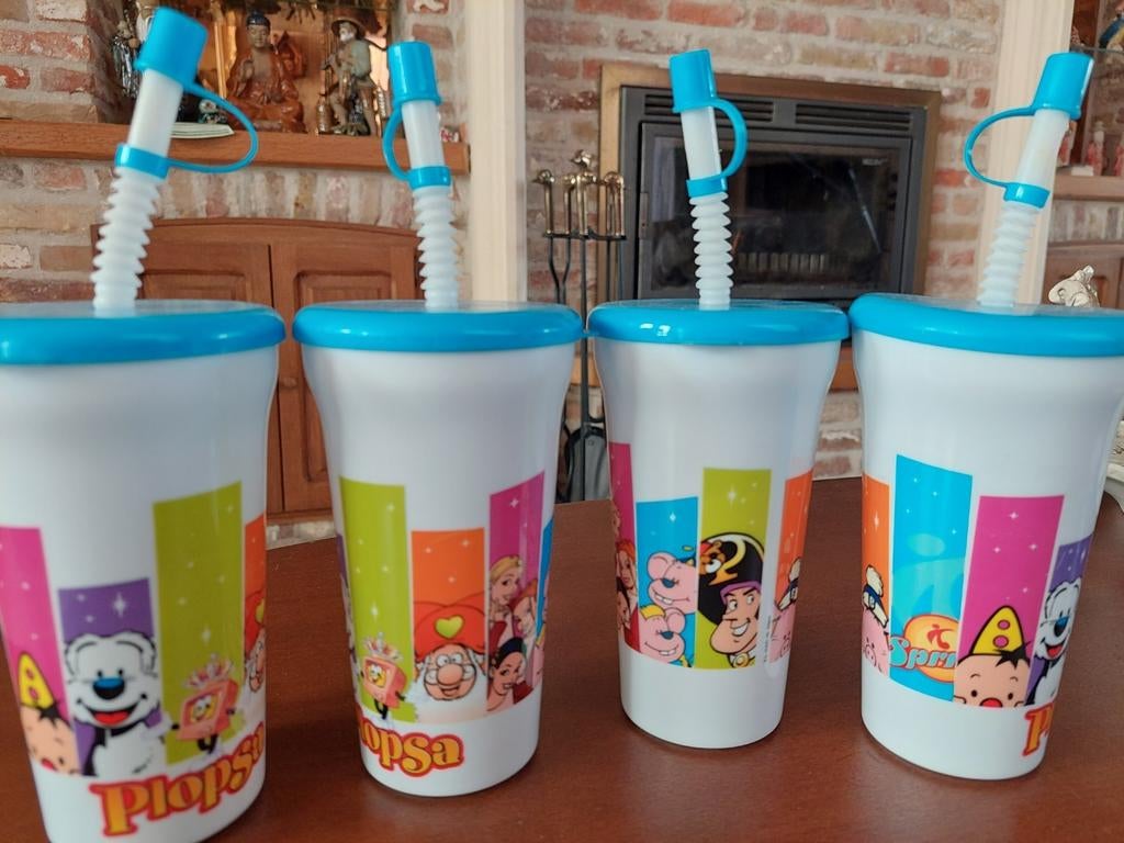 Plopsa drinkbekers meerdere verkrijgbaar(15) K3 bumba enz v, Ophalen, Zo goed als nieuw