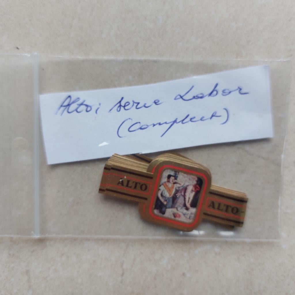 Reeks sigarenbandjes Alto, Collections, Enlèvement ou Envoi, Bagues de cigare
